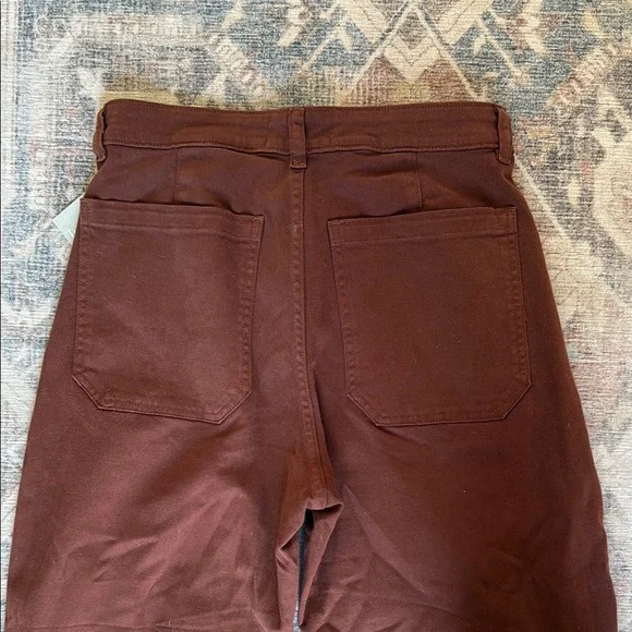 Everlane Brown Ankle Barrel Leg Pants - Picture 4 of 9